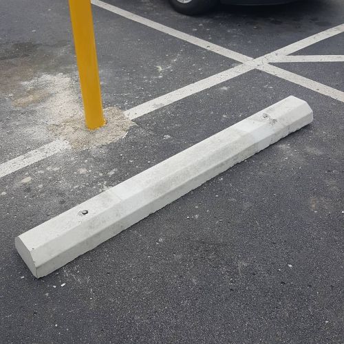 wheel stop and bollard